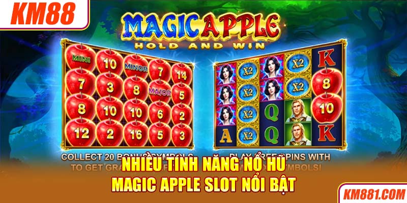 Nhiều tính năng nổ hũ Magic Apple Slot nổi bật