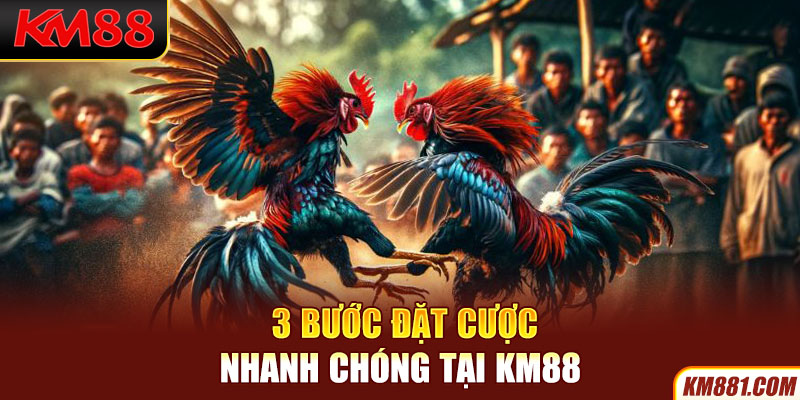 3 bước đặt cược nhanh chóng tại KM88