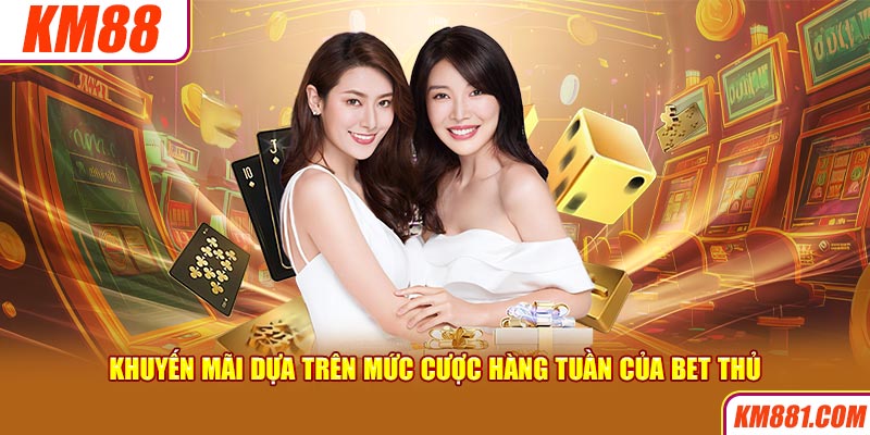 Khuyến mãi dựa trên mức cược hàng tuần của bet thủ